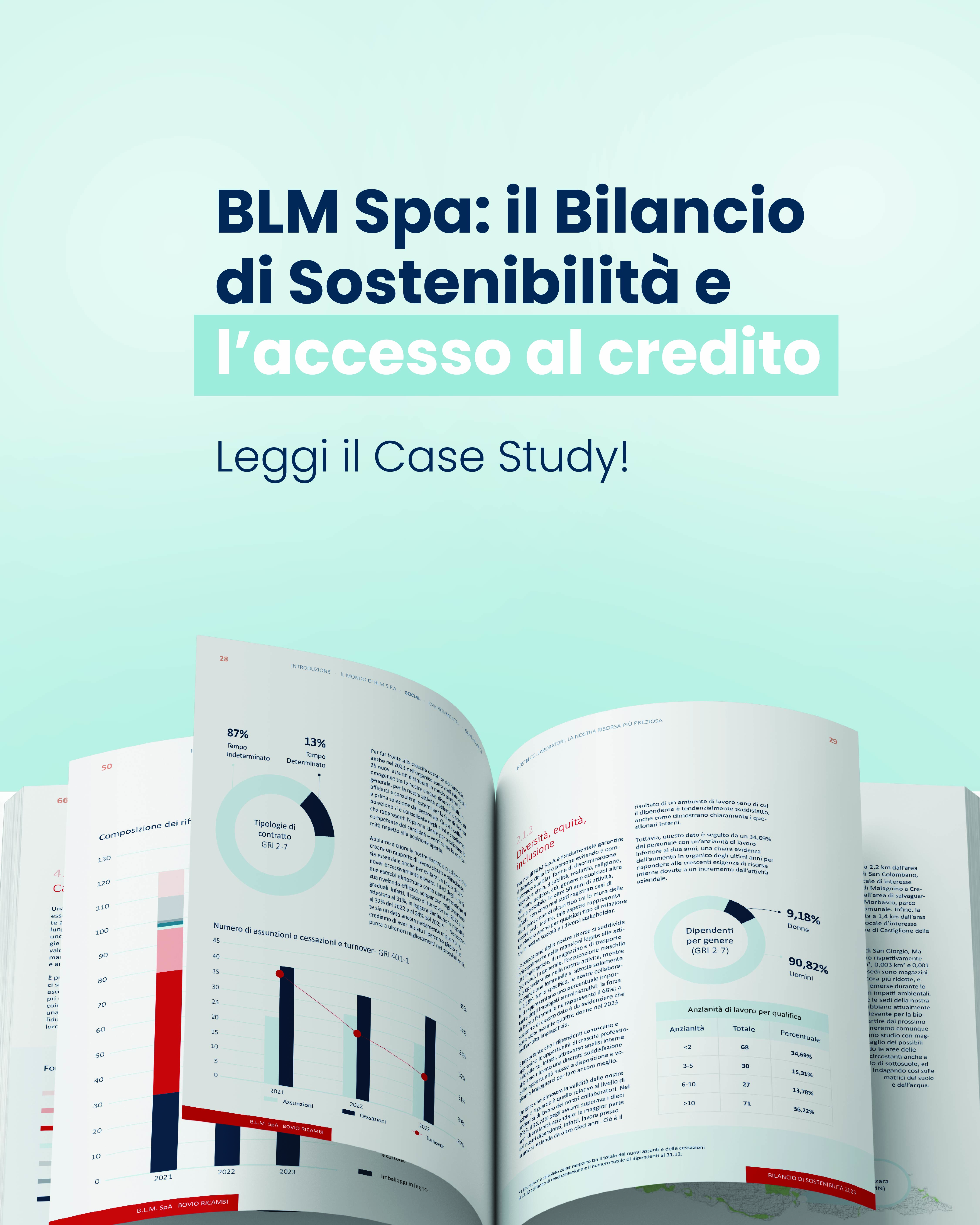 Immagine Il Bilancio di Sostenibilità BLM Spa